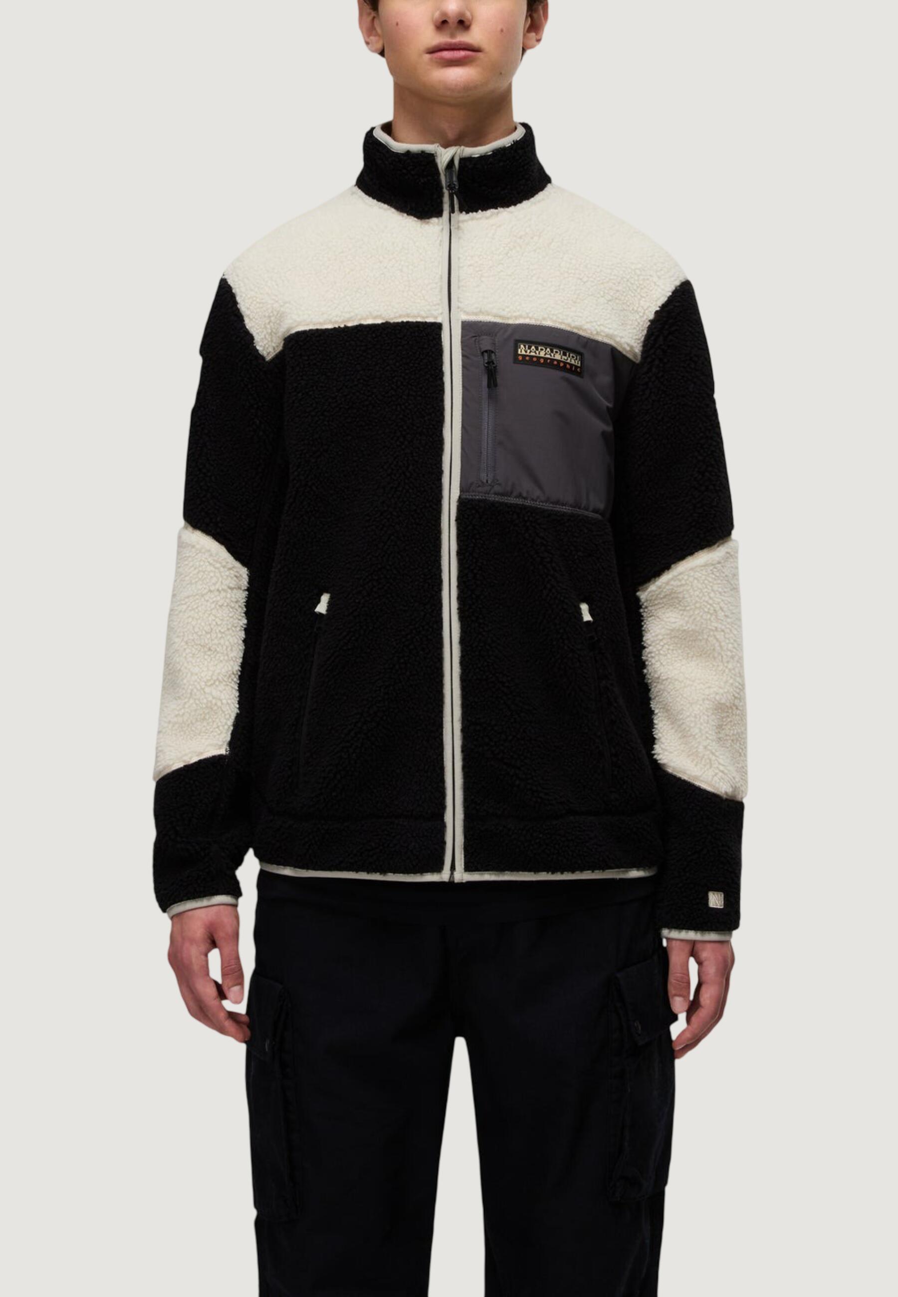 NAPAPIJRI MEN'S sweatshirt YUPIK FZ 3 BLACK