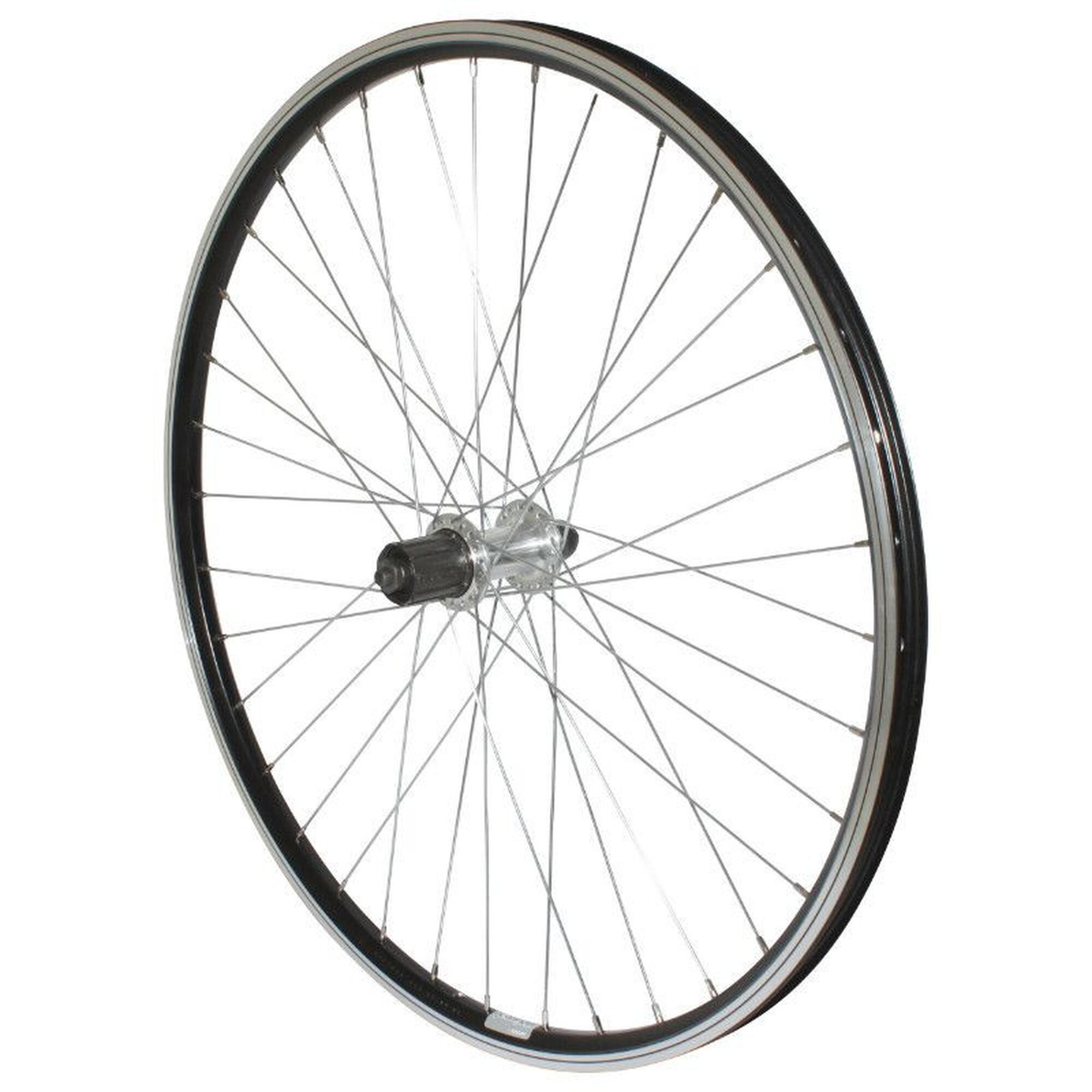 VELOX Roue de vélo VTT arrière double paroi moyeu aluminium blocage cassette Velox P2R