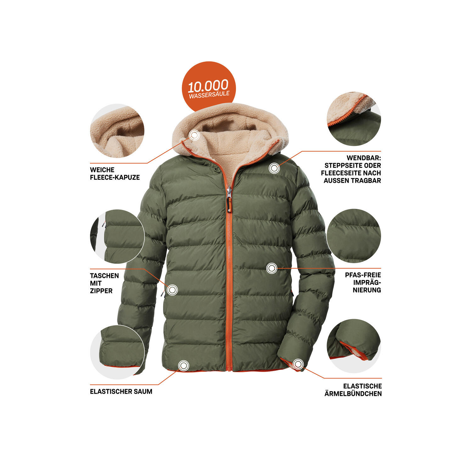 Kinder Wendejacke KOW 231 BYS JCKT 7/7