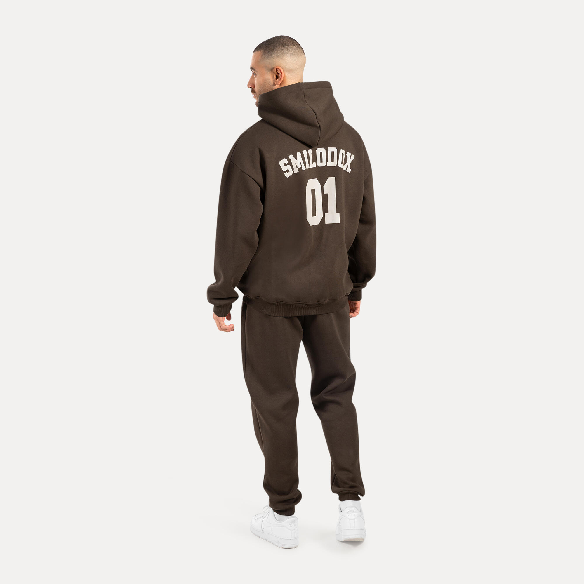 Herren Hoodie Rayk Braun 3/5