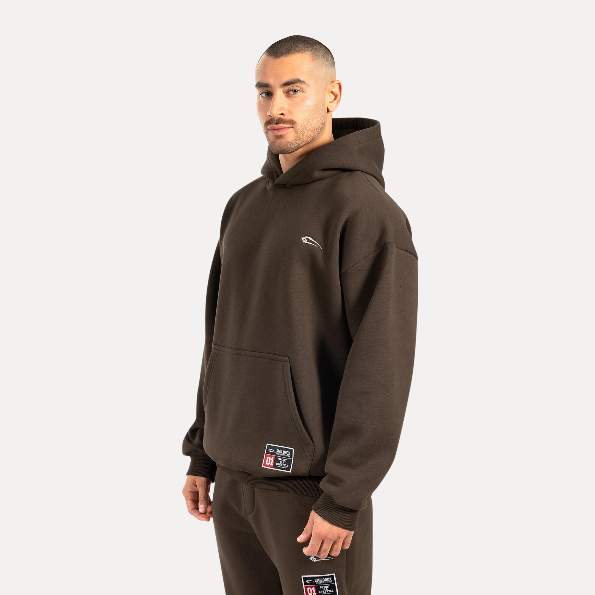 Herren Hoodie Rayk Braun 2/5