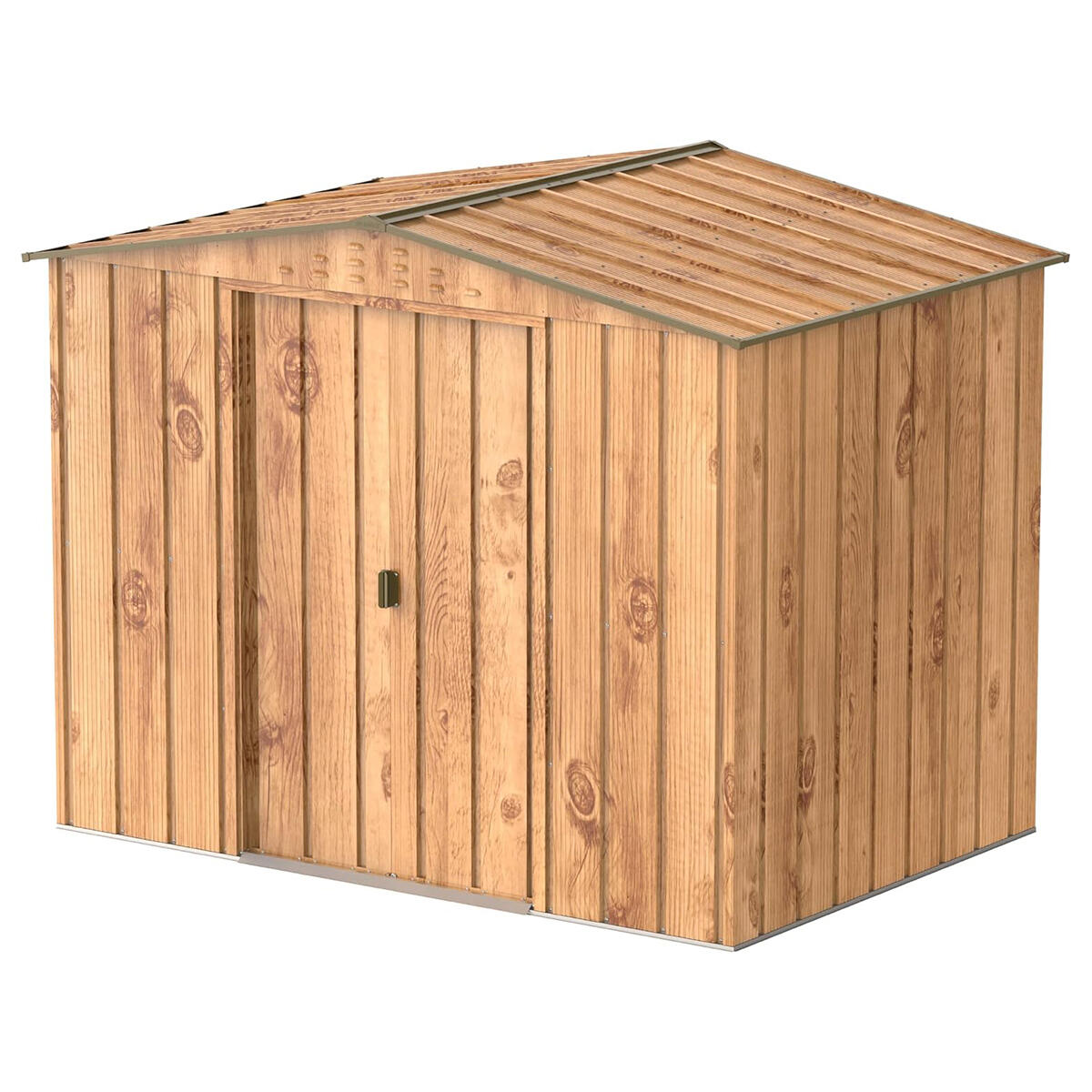 Caseta jardín Top Artemisa 8×6 metal imitación madera 2/6