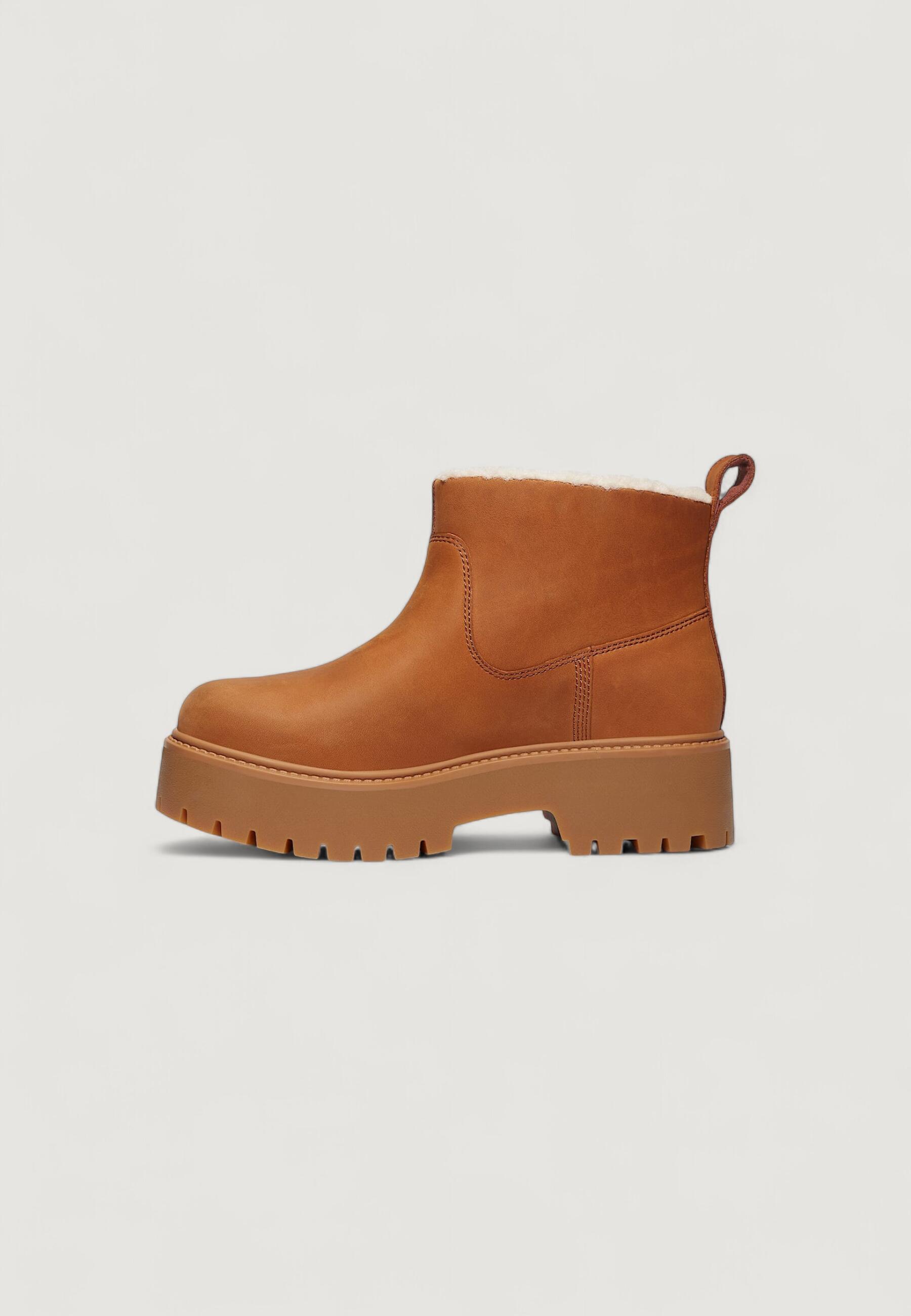 Botas de alpinismo STST MID WARM LINED BOOT RUST, Wide MUJER 3/5