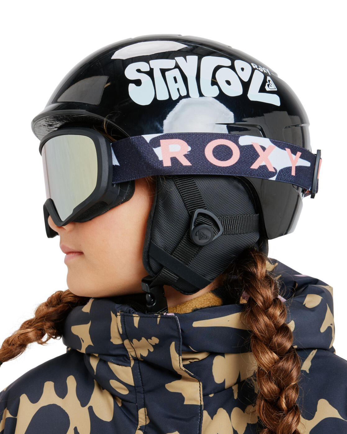 Casco da sci SLUSH Nero per Ragazza 3/4