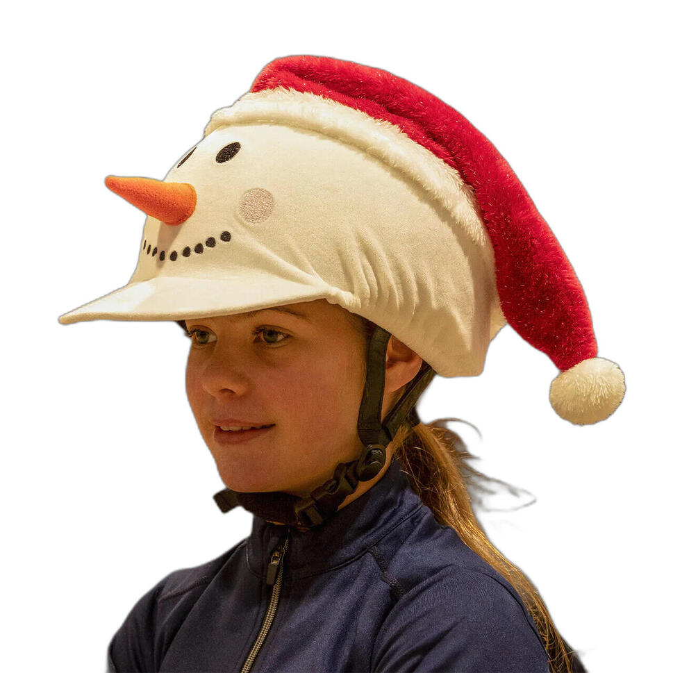 Czapka na kask jeździecki QHP Noël
