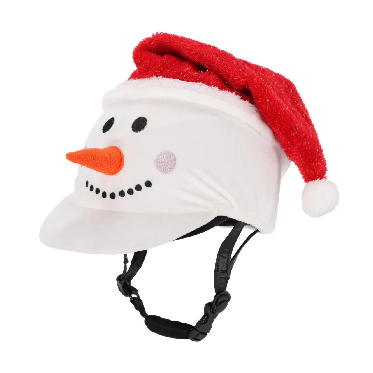 Qhp - Toque Pour Casque Équitation Qhp Noël - Casque - Blanc - No Size - Decathlon