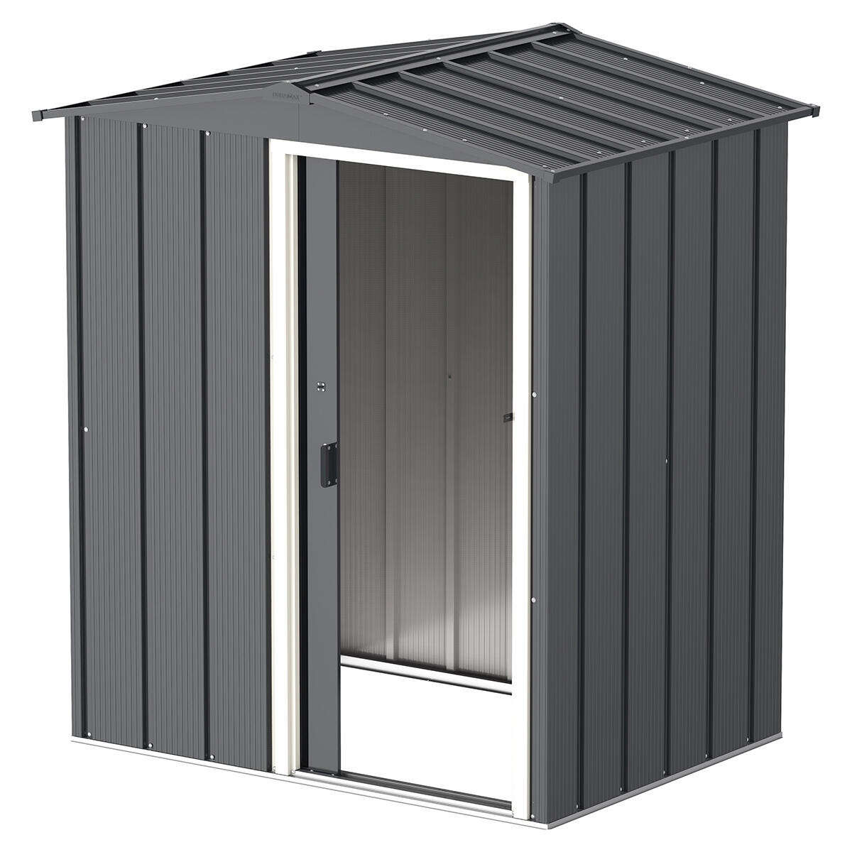 Caseta jardín Eco Elche 5×4 metal gris antracita 3/7