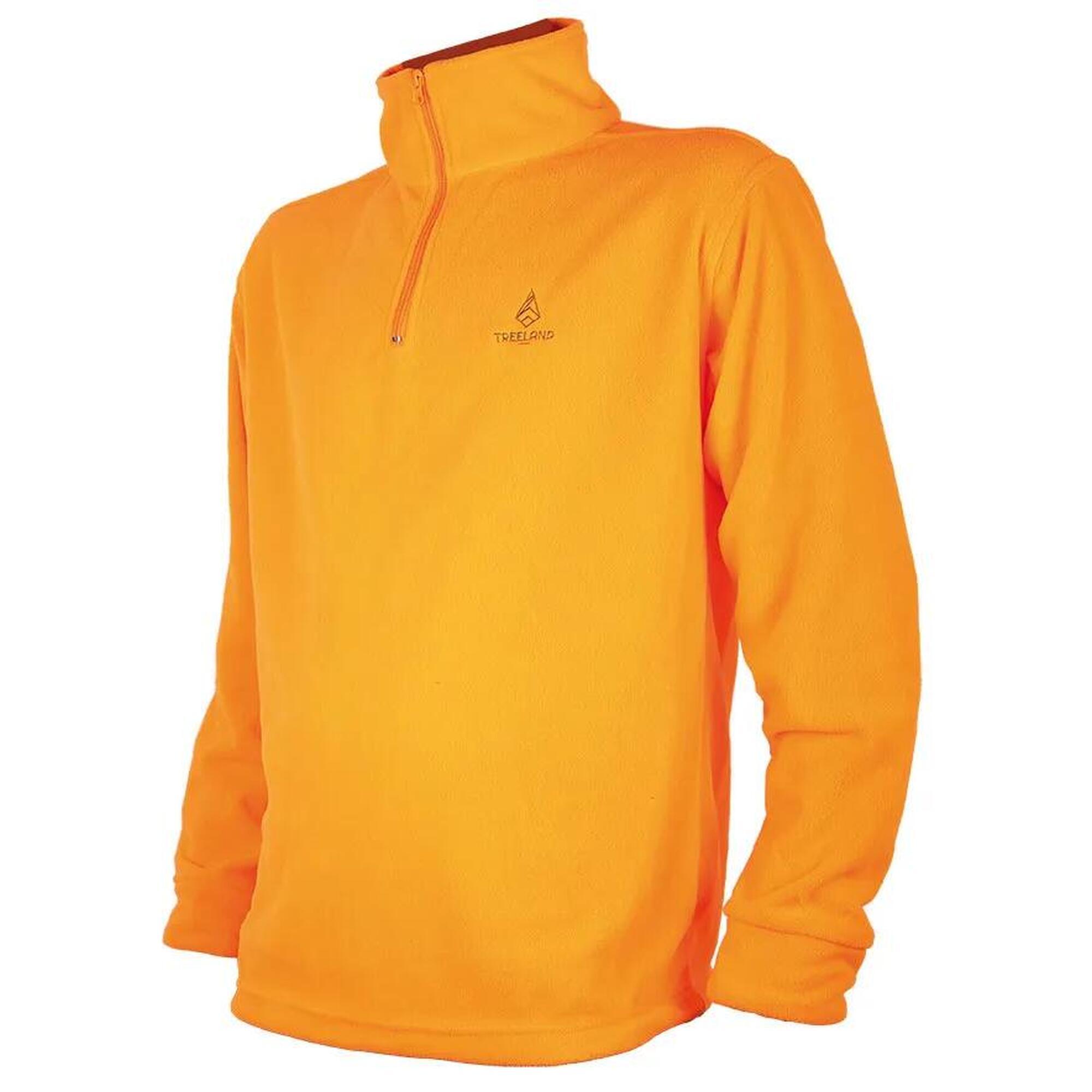 Treeland - Polaire Col Zippé Treeland Orange - Sweat-shirt - Orange - Decathlon