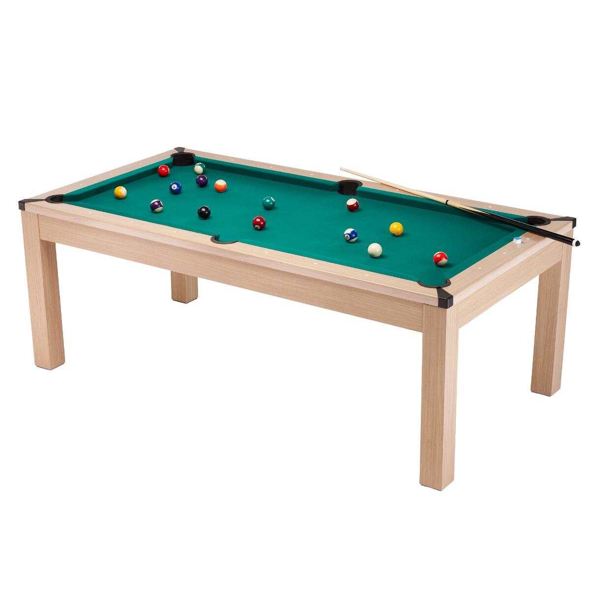 3-in-1 Esstisch mit Billardtisch und Tischtennisplatte 5/5