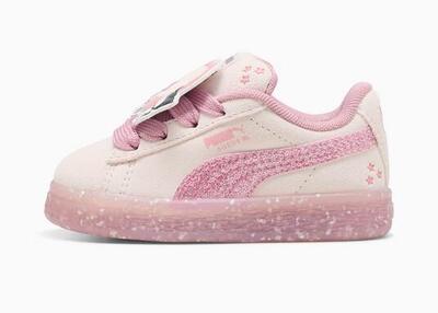 Puma Girls' Suede XL HK&FR 2 AC Infant 403394 01 PINK