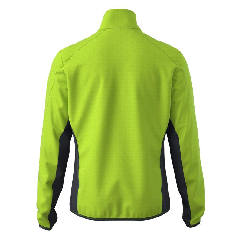 Great Escapes Koenigspitze evo man mid layer full zip lime green/black 2/3