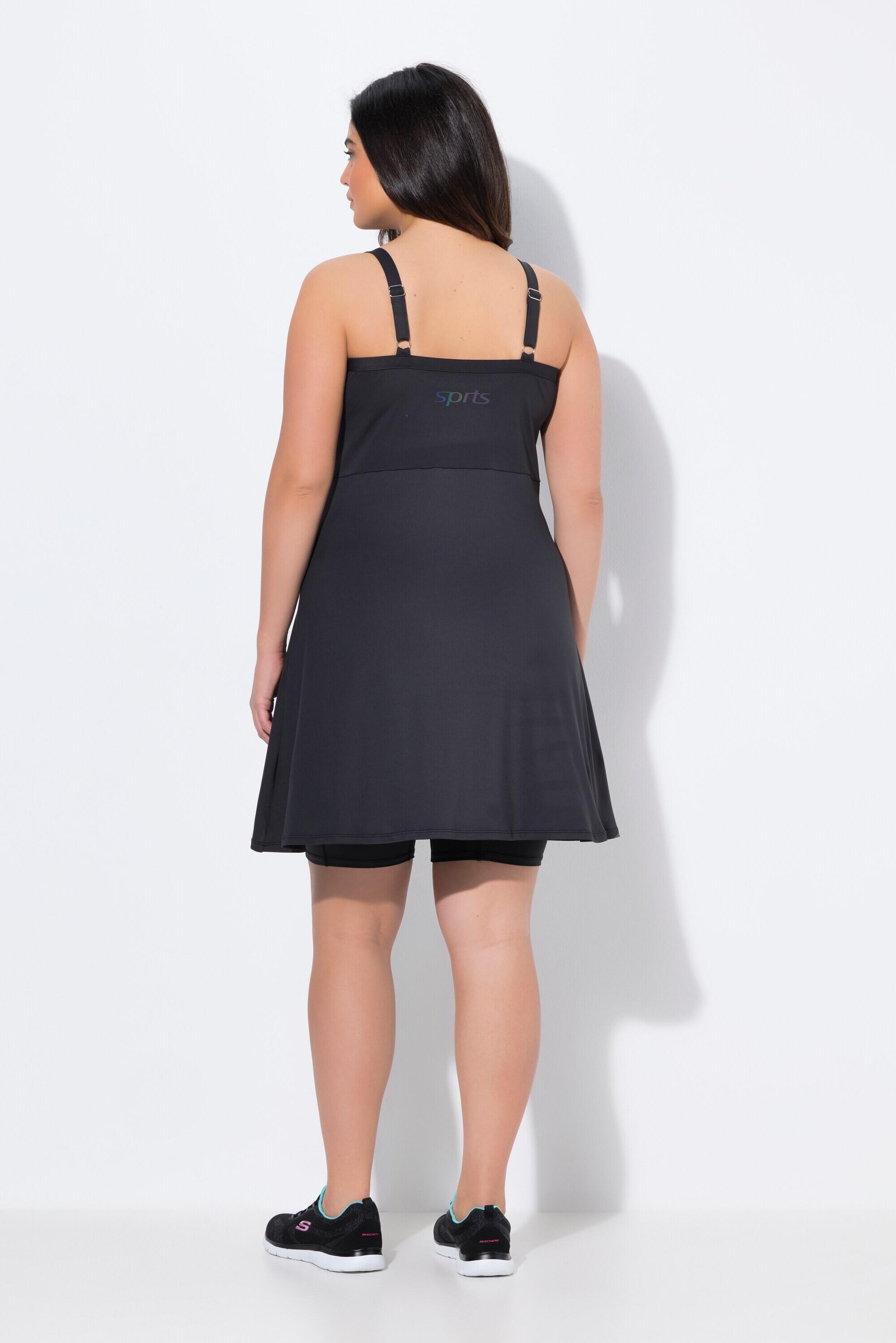 Femme Robe de sport sans manches. Short intégré et col rond. Matière recyclée 2/7