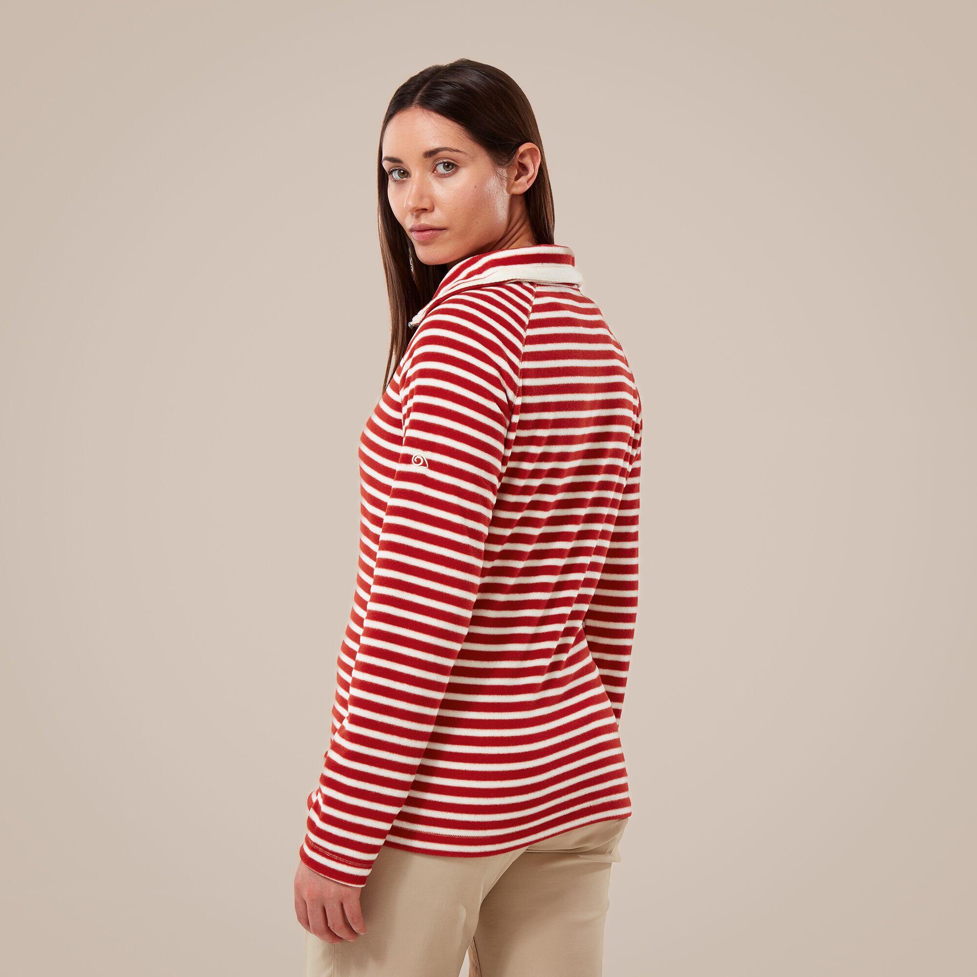 CRAGHOPPERS Natalia - Polaire demi‑zip rayée 2/5