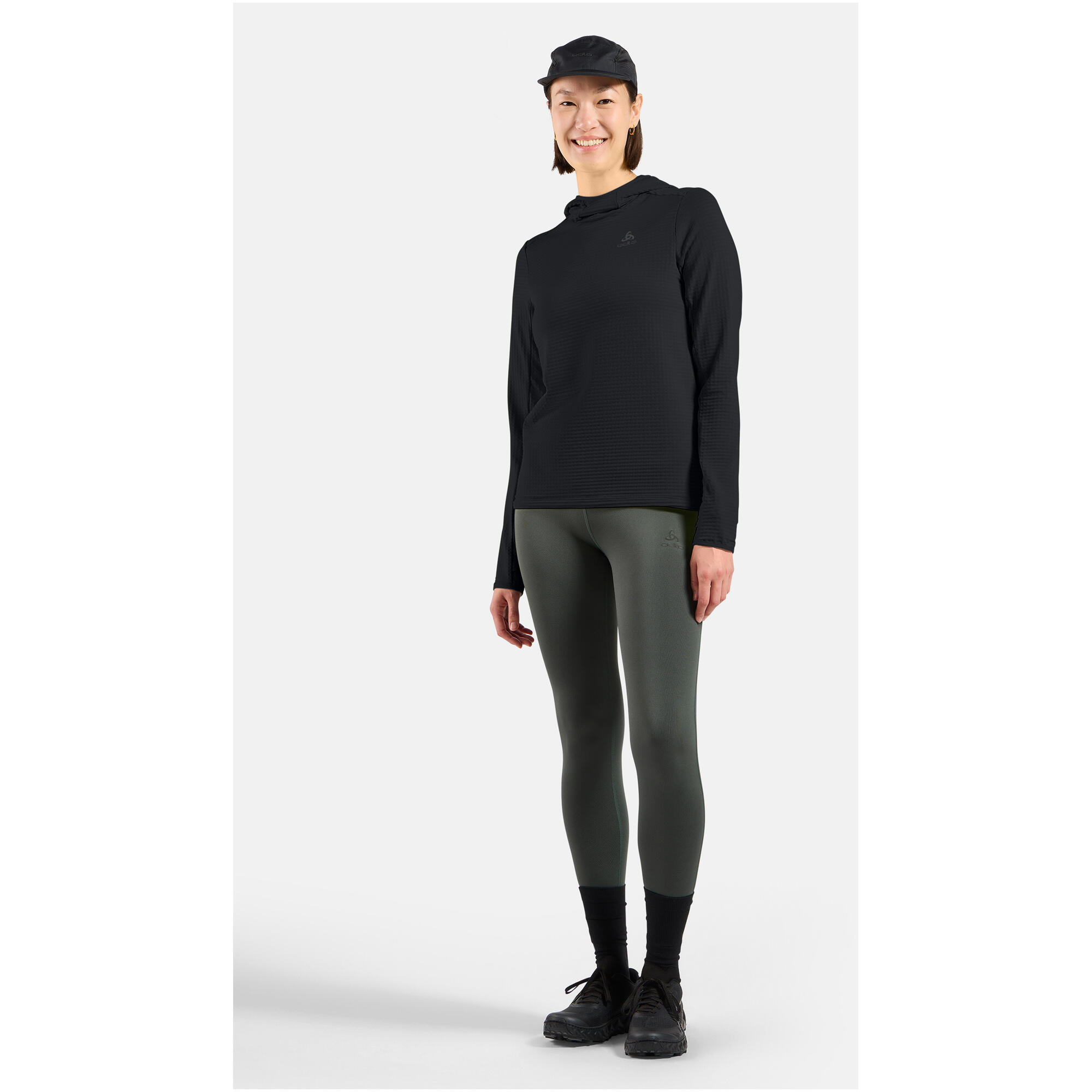 Bluza z kapturem Odlo Mid layer hoody ESSENTIAL THERMAL 3/6