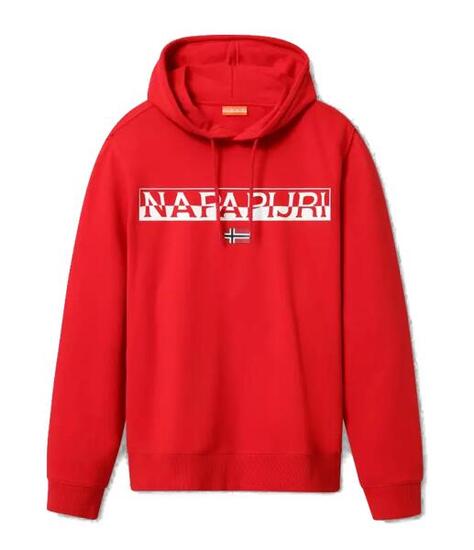 Napapijri Herren Hoodie Baras rot