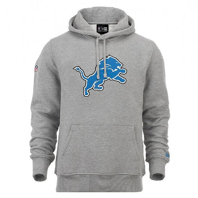 New Era - Sweatshirt À Capuche Detroit Lions Nfl - Sweat-shirt - Gris - Decathlon