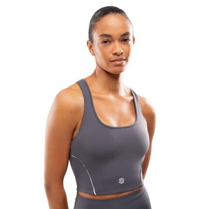 Damen lauf-bh Angkor Dark Gray Grau