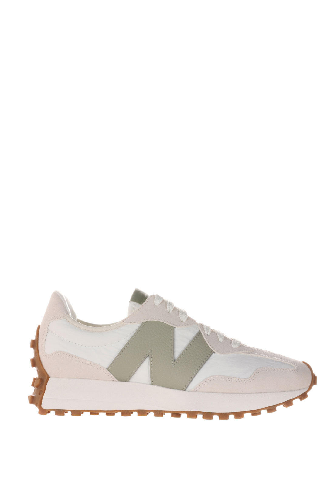 New Balance 327 Damen Sneakers Linen Sea Salt Olivine 2/6
