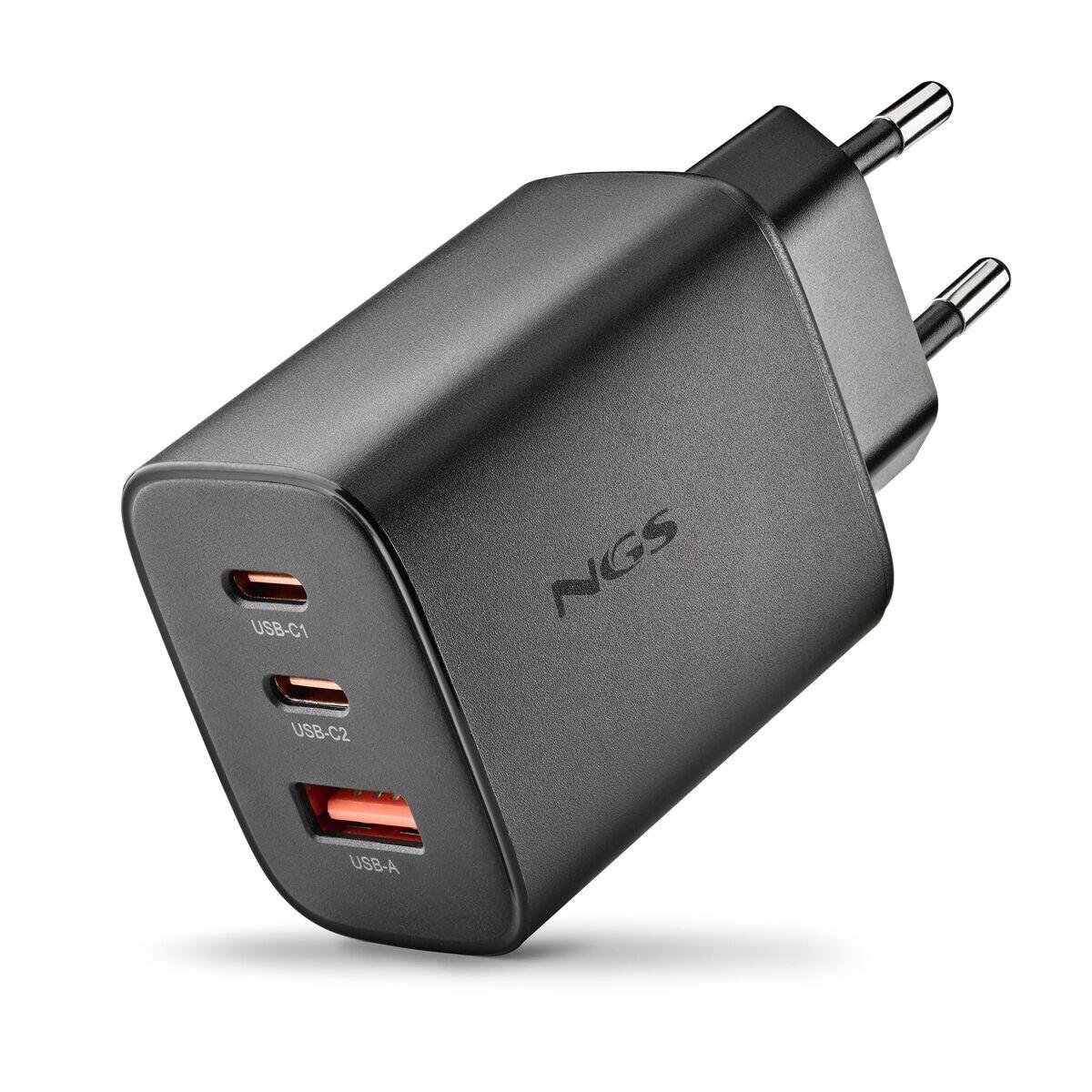 Chargeur d'ordinateur portable NGS ERA65WBLACK Prise EU 2/4