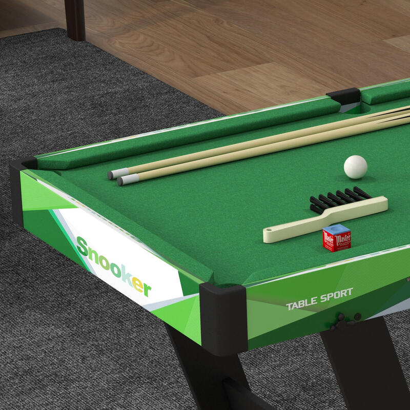 SPORTNOW Masă de Biliard Pliabilă cu Accesorii