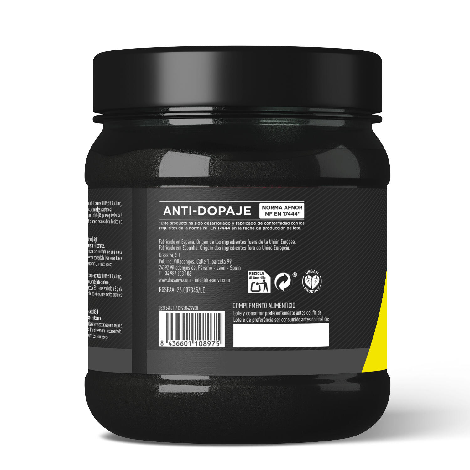 Creatina 200 MESH 300 g Sabor Limón – Sport Live Drasanvi 6/6