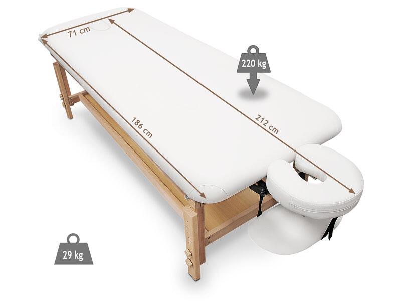 Camilla fija de madera Wellcore 4/5