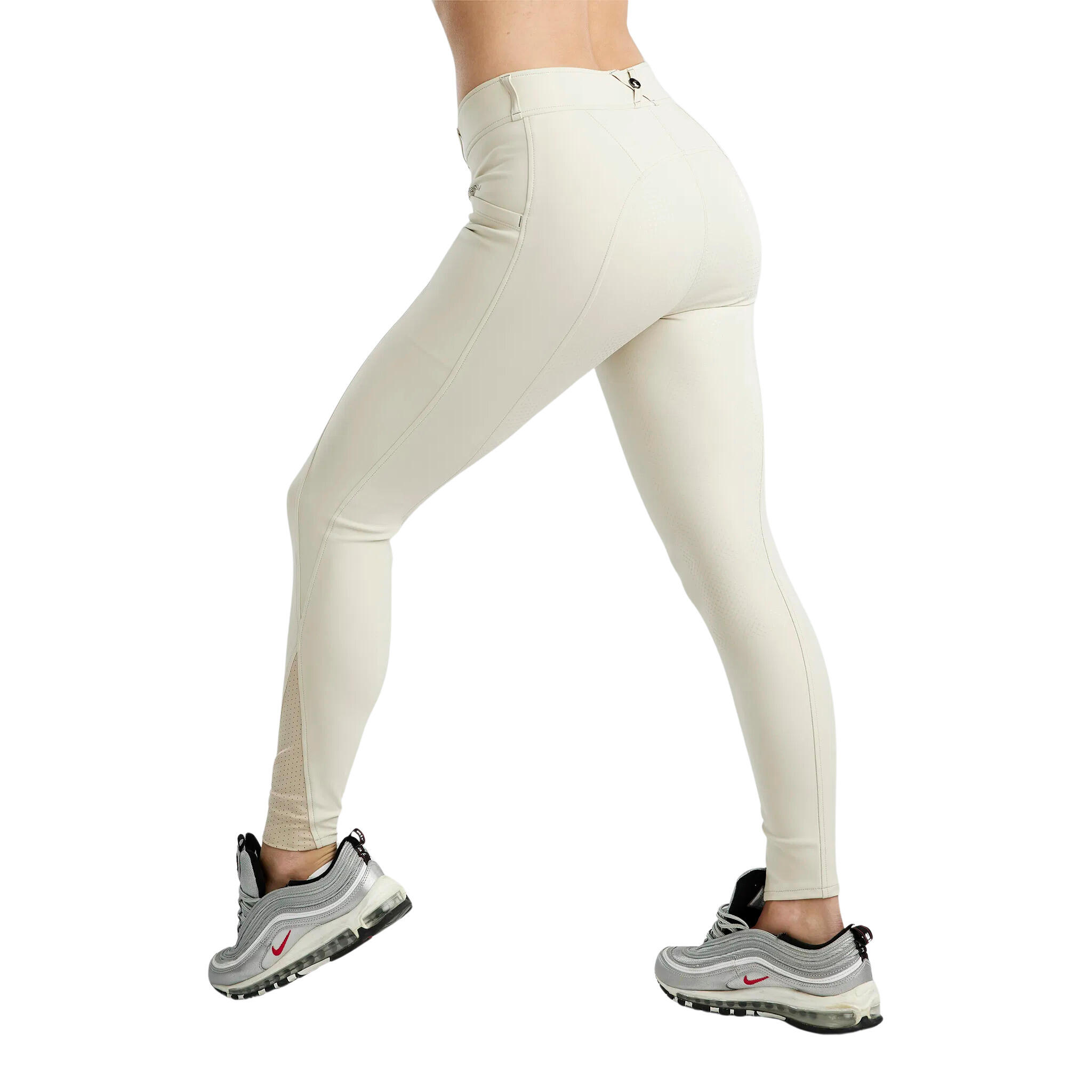 Pantaloni da equitazione full grip da donna Montar MoZida 2/6