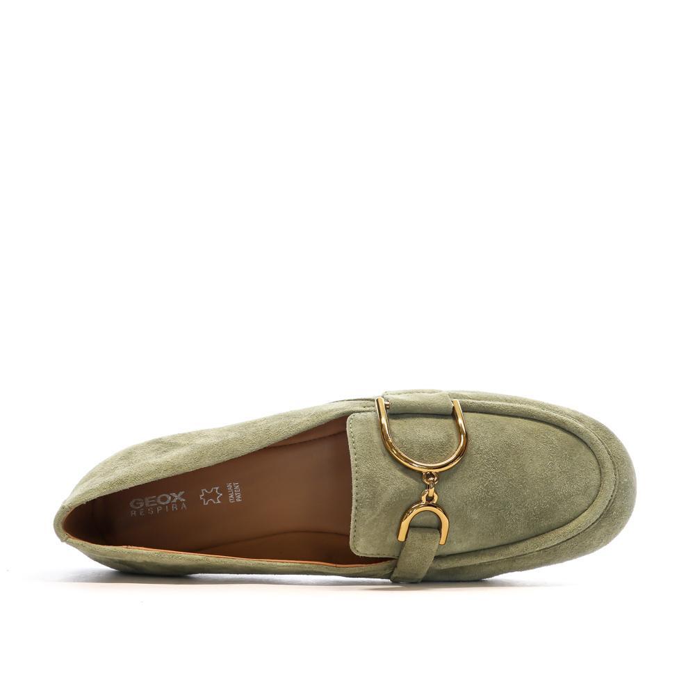 Geox Palmaria Groene Dames Mocassins 4/7