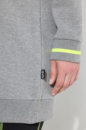 Femme Pull long à col rond et manches longues message imprimé