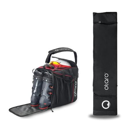 Snowboardtasche bis 180cm + Stiefeltasche mit Helmfach 44L| SET Bordeauxrot