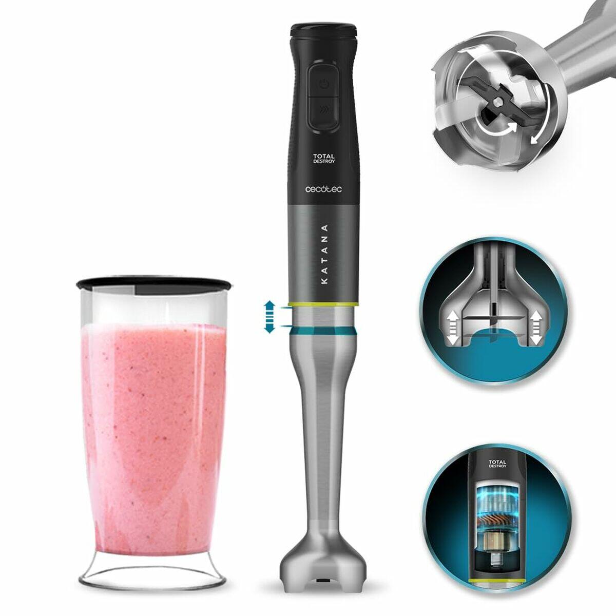 Mixeur plongeant CECOTEC 	Katana 15 TotalDestroy Jar G Mixeur plongeant 2/5