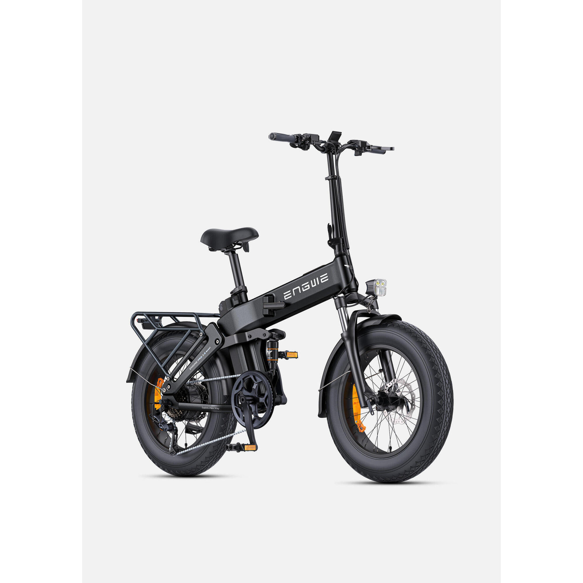 Engwe - Engine Pro 3.0 Boost Édition 2025, Fatbike Pliable, Suspension Complète - Fatbike - Noir - 52 2xl - Decathlon