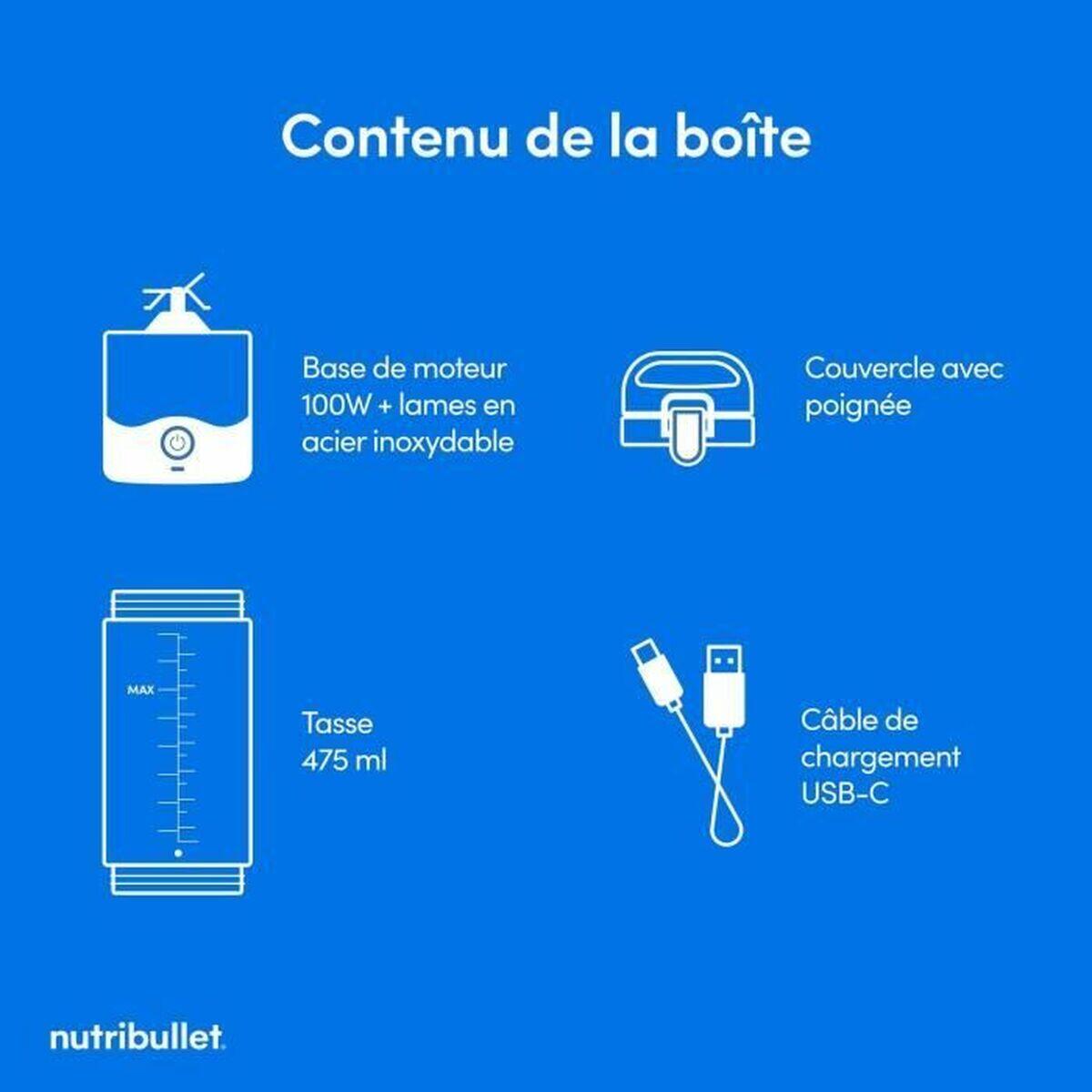 Bol mixeur NUTRIBULLET Prise EU 3/5