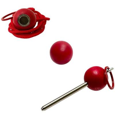 Bouleset kleur donkergroen - 1 magneet - 1 traceur de terrain - 1 but