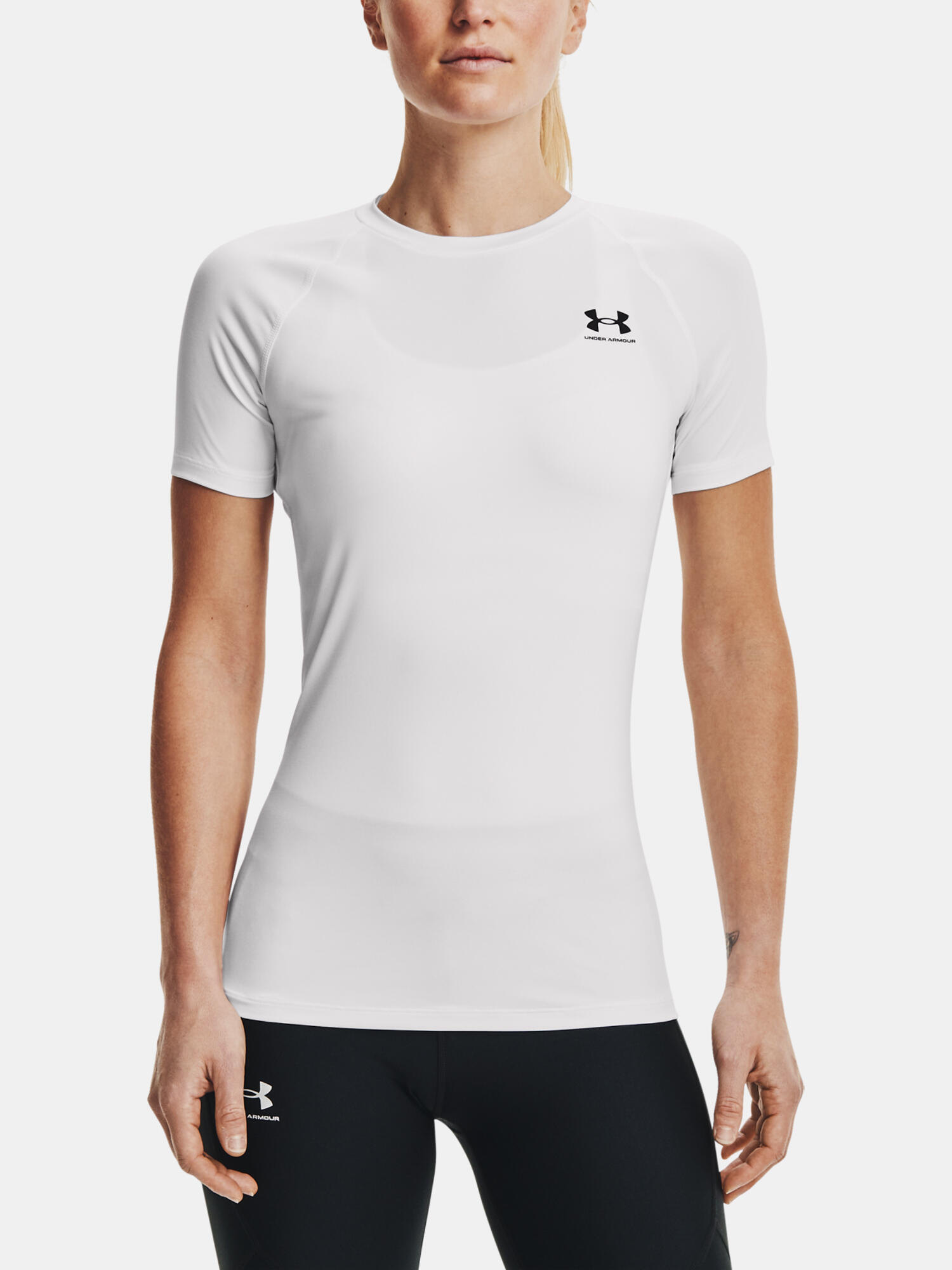 T-shirt d'entraînement femme HeatGear Compression Under Armour 1/6