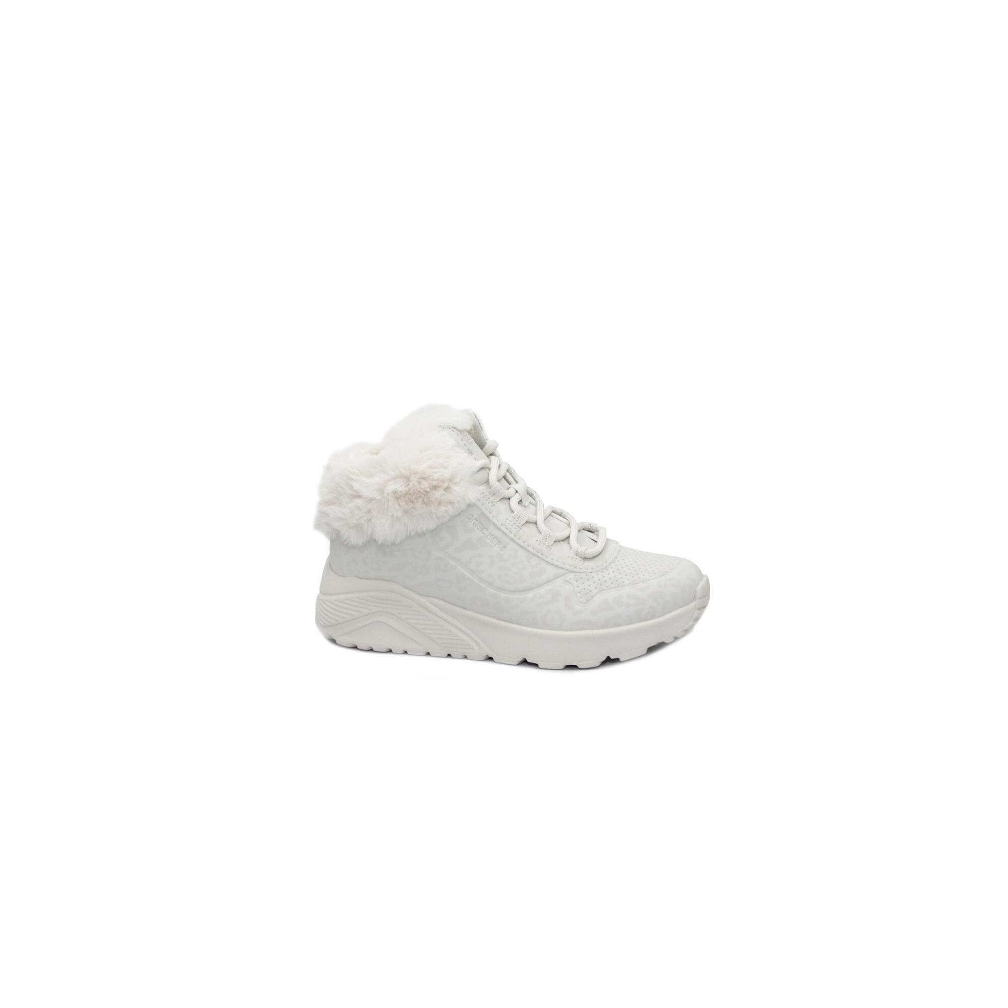Skechers - Baskets Fille Cozy Leopard - Boots - Blanc - Decathlon