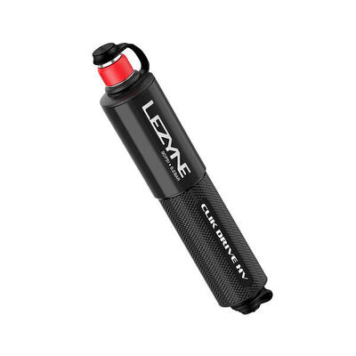 Lezyne clik drive hv handpomp (90 psi / 6,2 bar) zwart