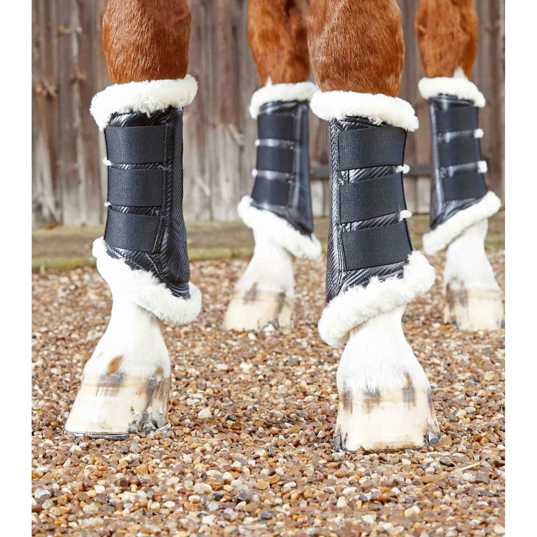 Stinchiere per cavalli con fodera in lana Premier Equine Air-Tech Techno 2/3