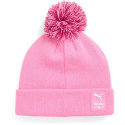 Chapeau Puma X Hkfr Mid Crown Pom Beanie Jr Pos, Rose, Enfants