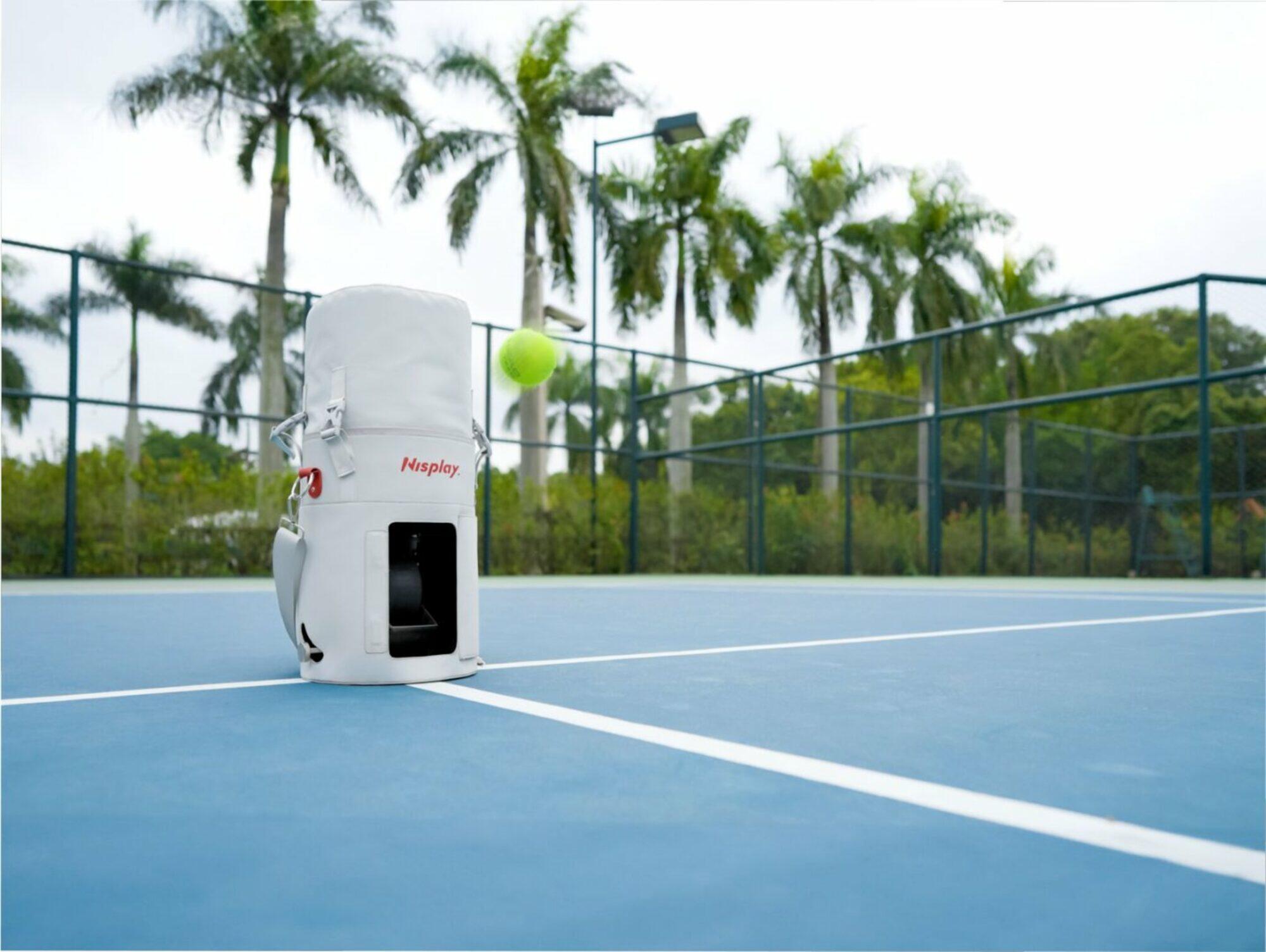 Disparador de pelotas de tenis - Negro 6/6