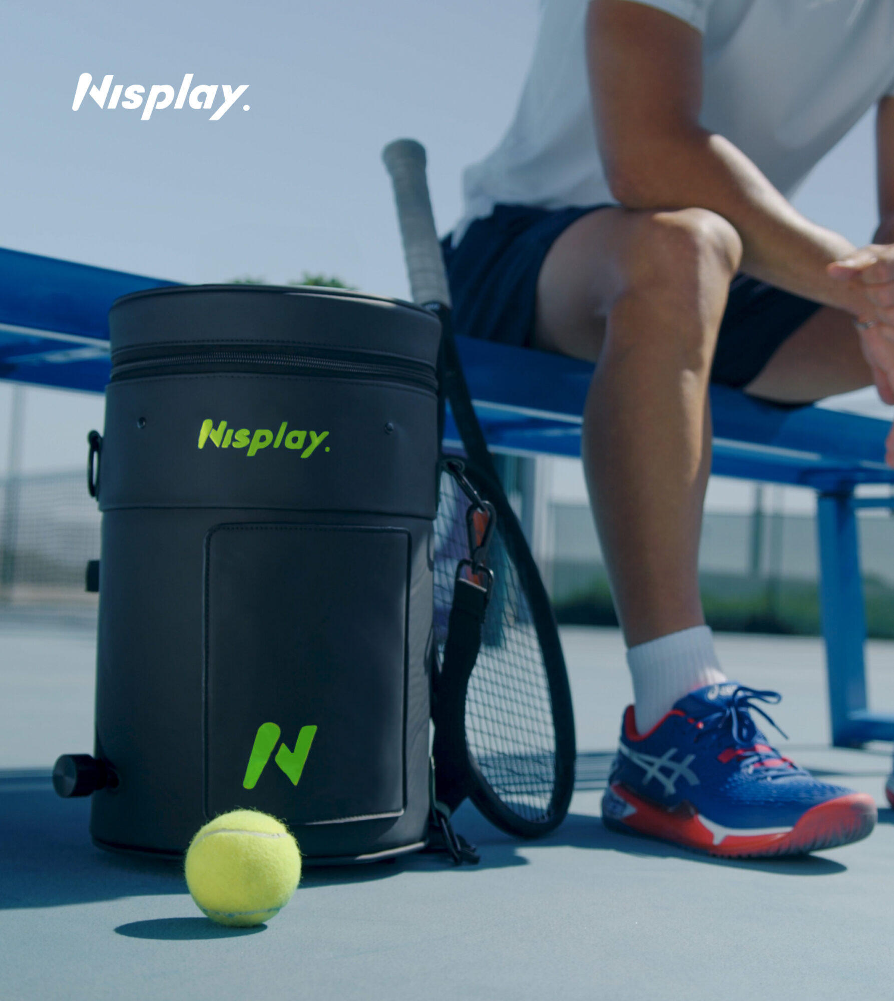 Disparador de pelotas de tenis - Negro 4/6