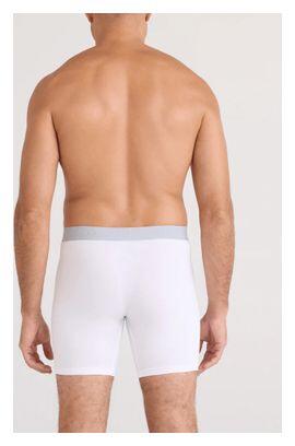 Boxer Saxx Vibe Xtra Soft Comfort Blanc 3/4