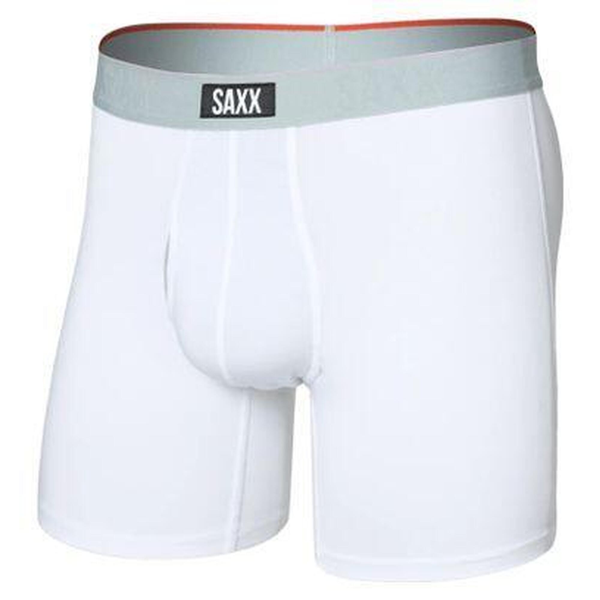 Saxx - Boxer Saxx Vibe Xtra Soft Comfort Blanc - Caleçon - Blanc - Decathlon