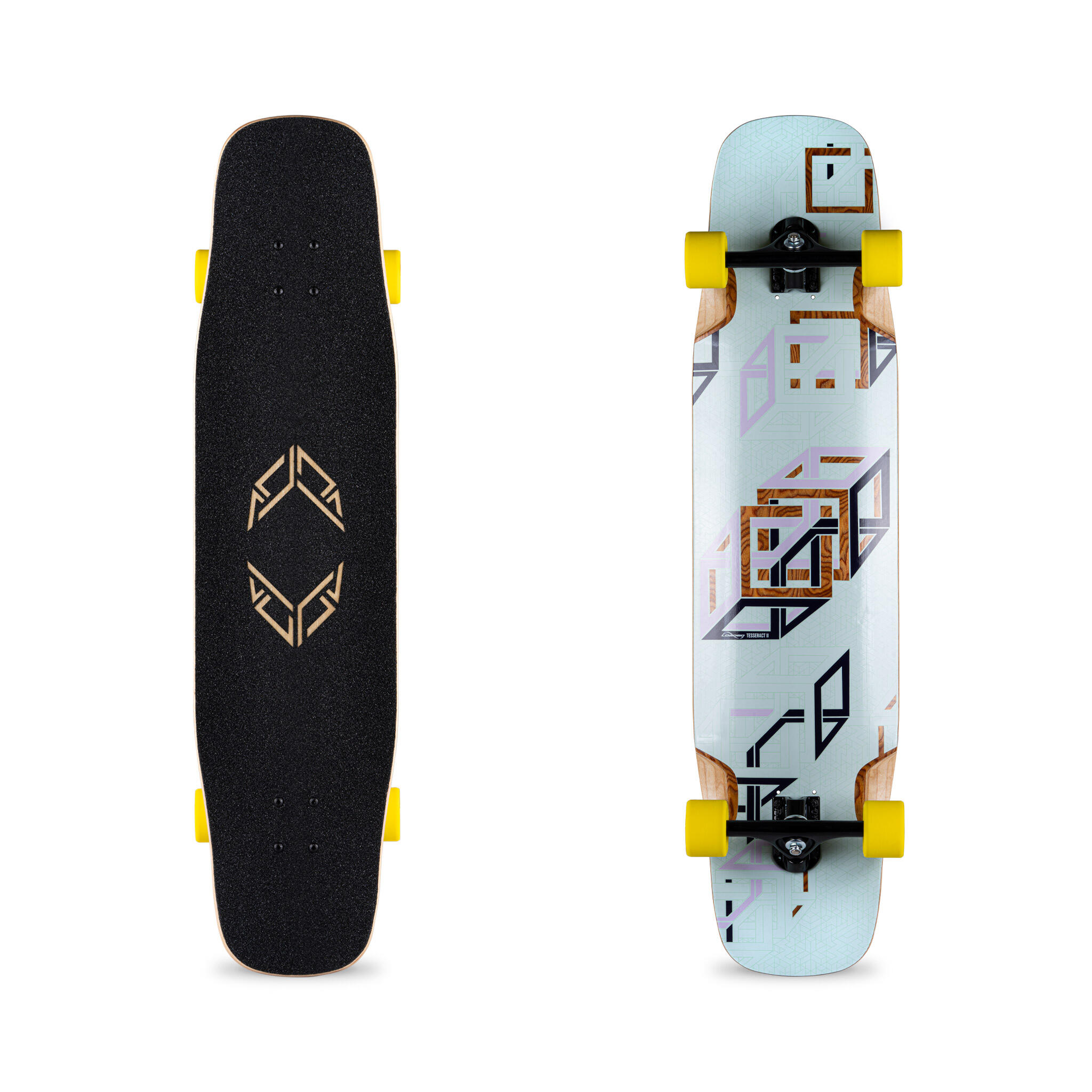Longboard completo - Tesseract II (Spectra) - Completo 3/4