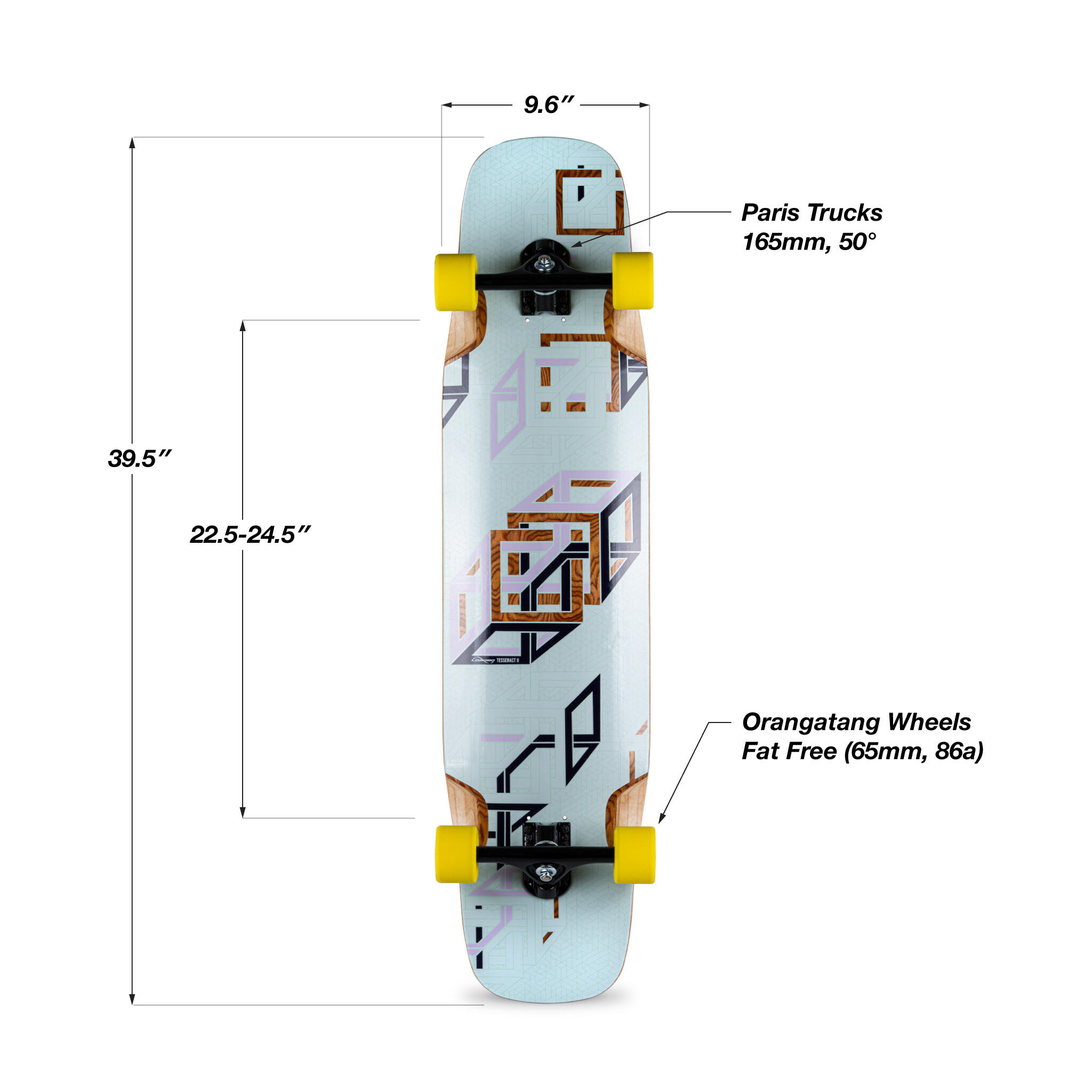 Longboard completo - Tesseract II (Spectra) - Completo 2/4