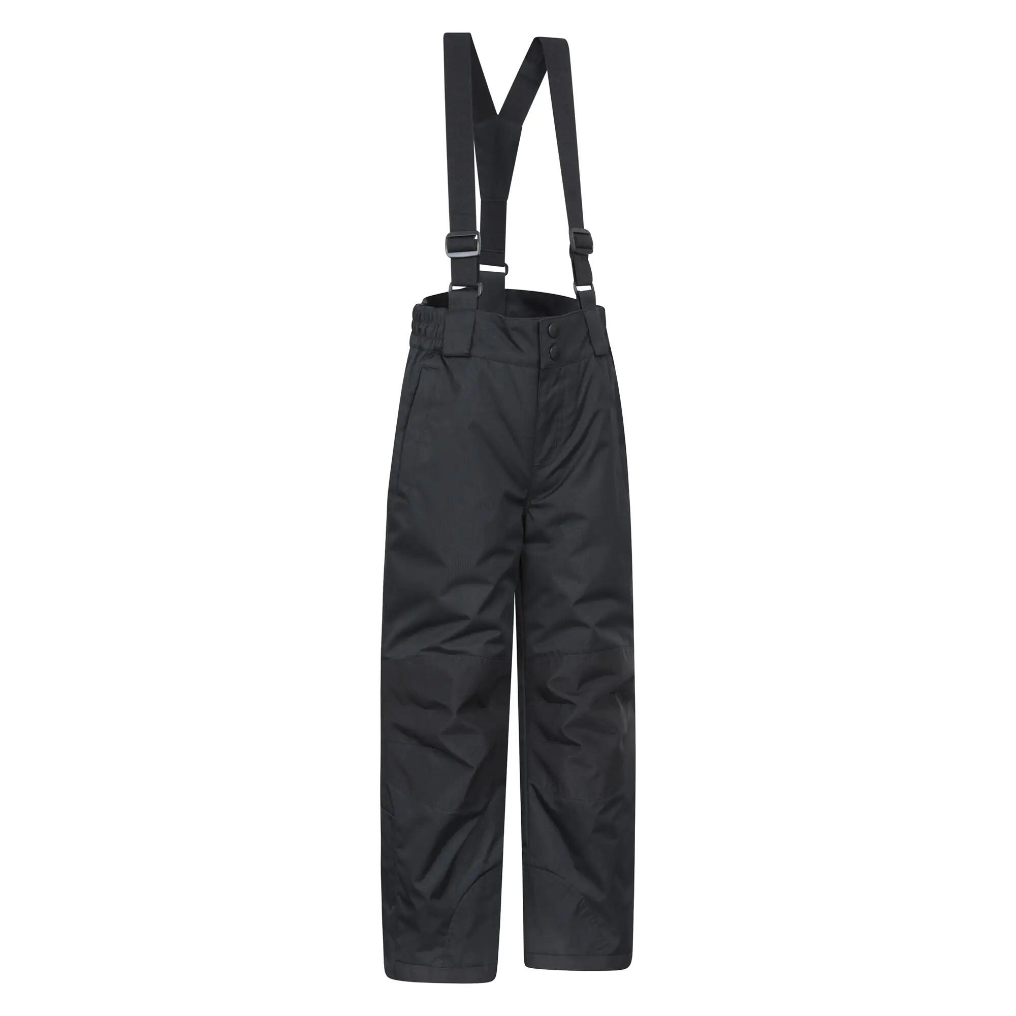 Pantalon de Ski Enfant Déperlant Genoux Renforcés Bretelles Amovibles, Raptor 2/7