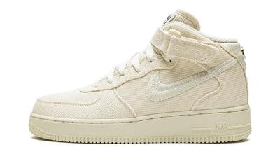 Scarpe Air Force 1 Mid Stussy Fossil