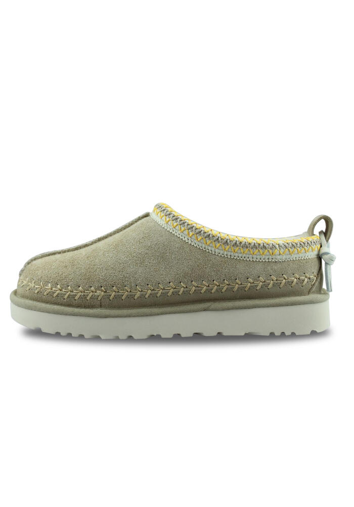 UGG Tasman Biarritz — Zuecos mujer Taupe, corte y forro en cuero 2/5