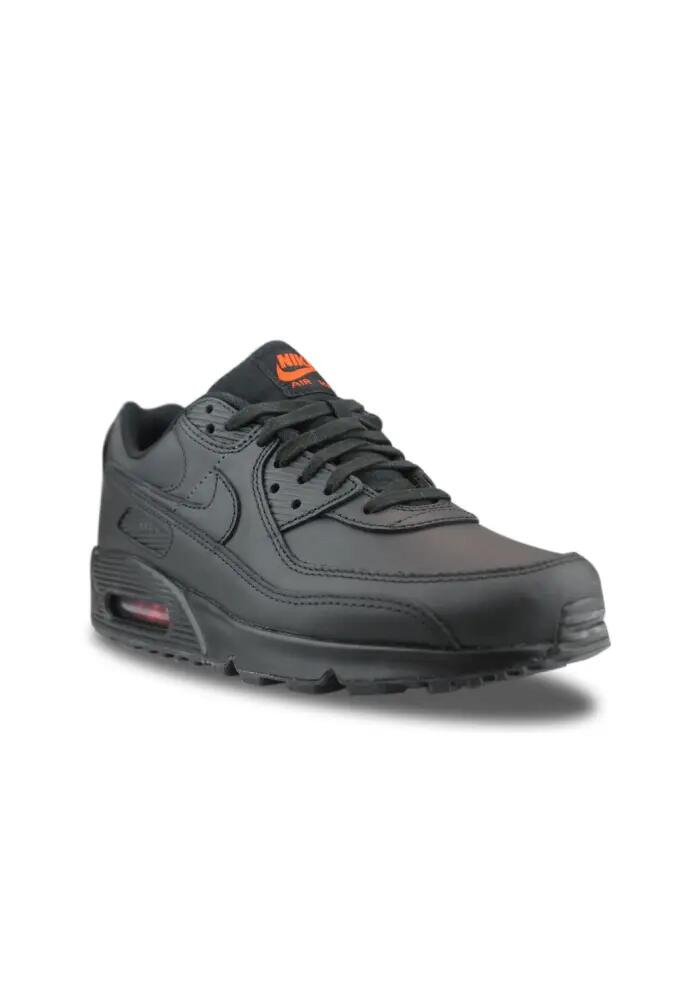 Nike Air Max 90 Leather Black Safety Orange 3/6