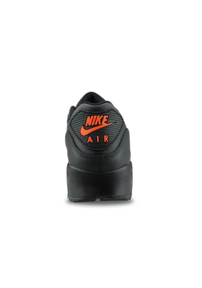 Nike Air Max 90 Leather Black Safety Orange 5/6